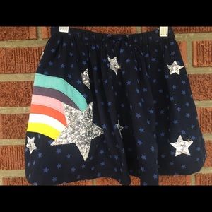 Mini Biden skirt 3-4 rainbow stars